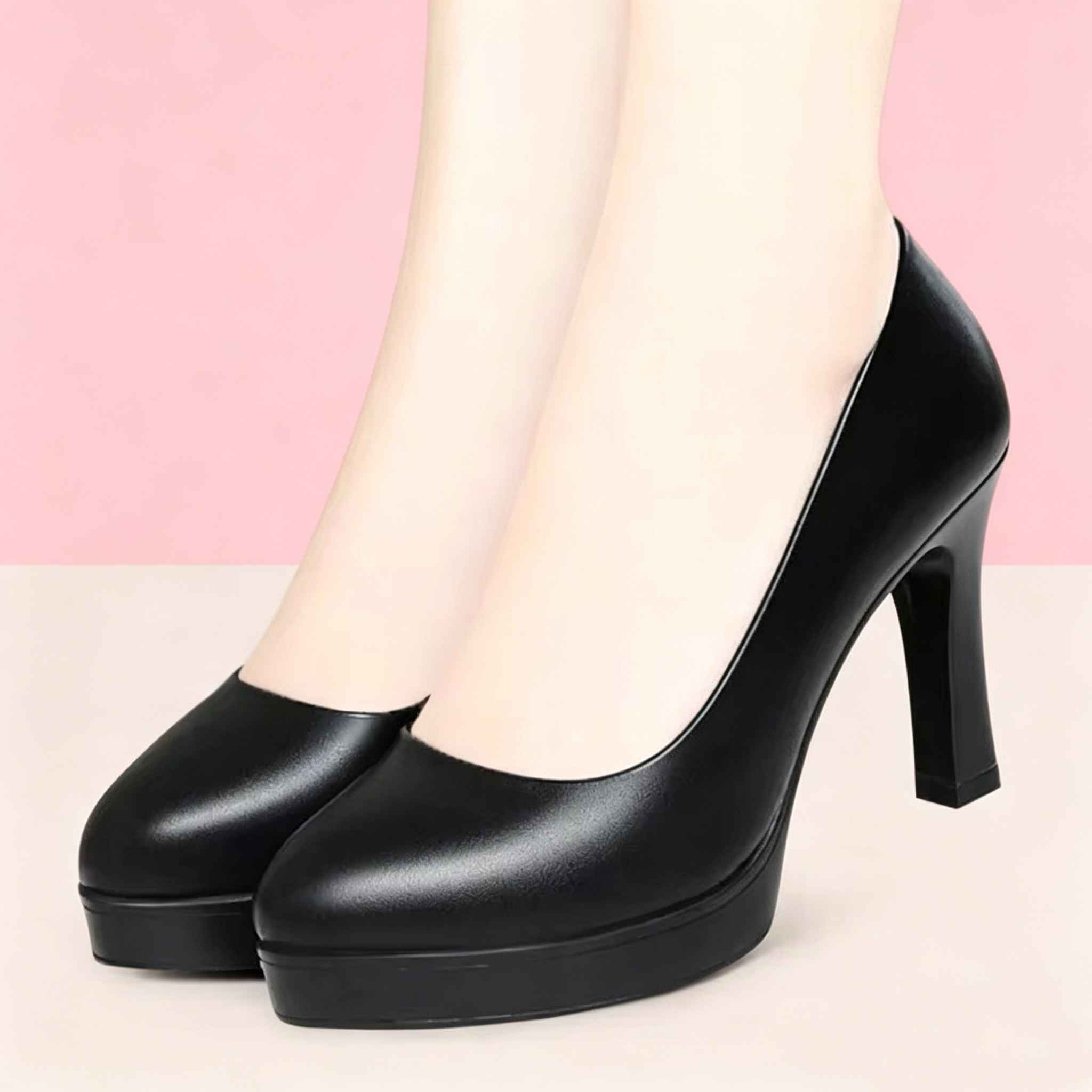Court Heel Pointed - Escarpins de bureau respirants et confortables