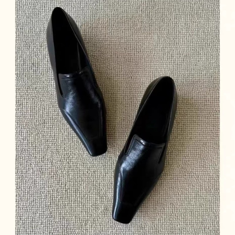 Shoes Women Pumps - Chaussures femme rétro à bout carré