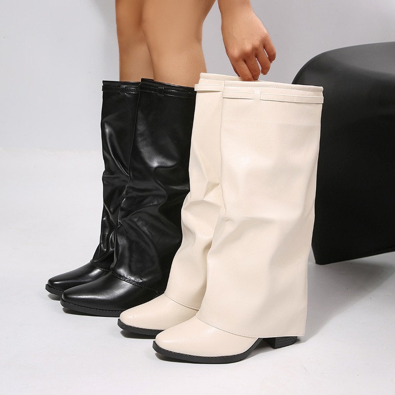 Women Shoes Boots - Nouvelles Bottes Femme Printemps-Automne à Talon
