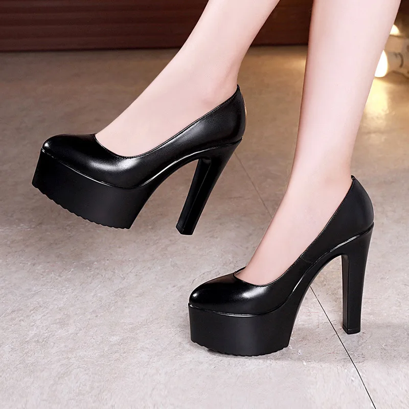 Court Heel Pointed - Chaussures de Mariée à Plateforme Grande