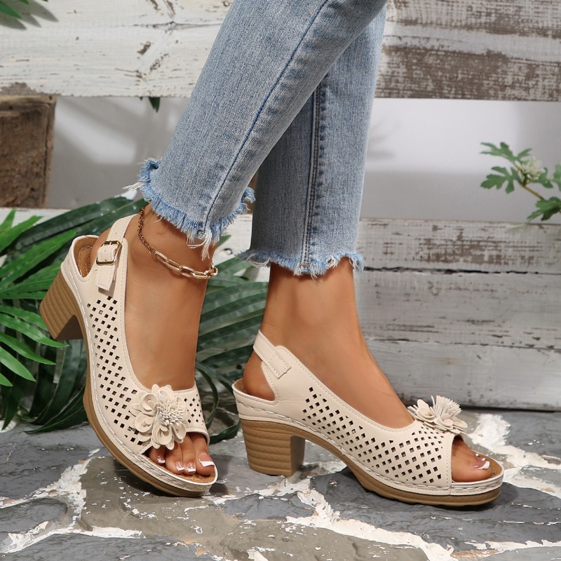 Sandales à talons épais pour f - Women'S Shoes Popular avis et prix