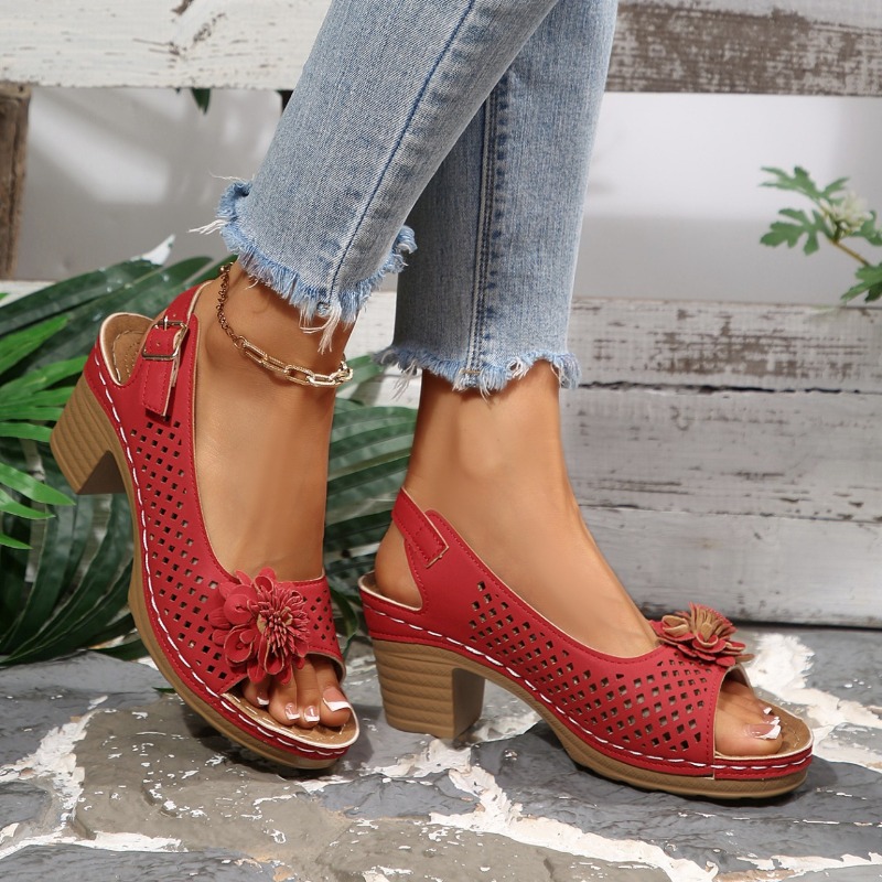 Sandales à talons épais pour f - Women'S Shoes Popular avis et prix
