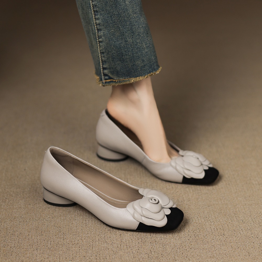 Chaussures simples à fleurs à  - Women'S Shoes Popular avis et prix