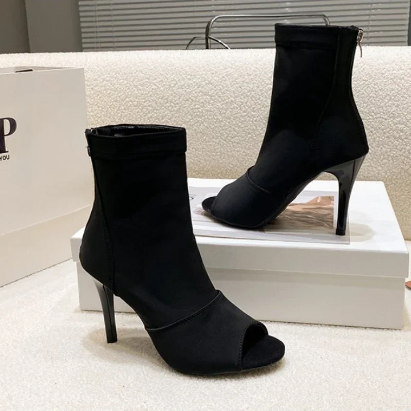 Chaussures de danse latine pou - Sock Boot Women avis et prix