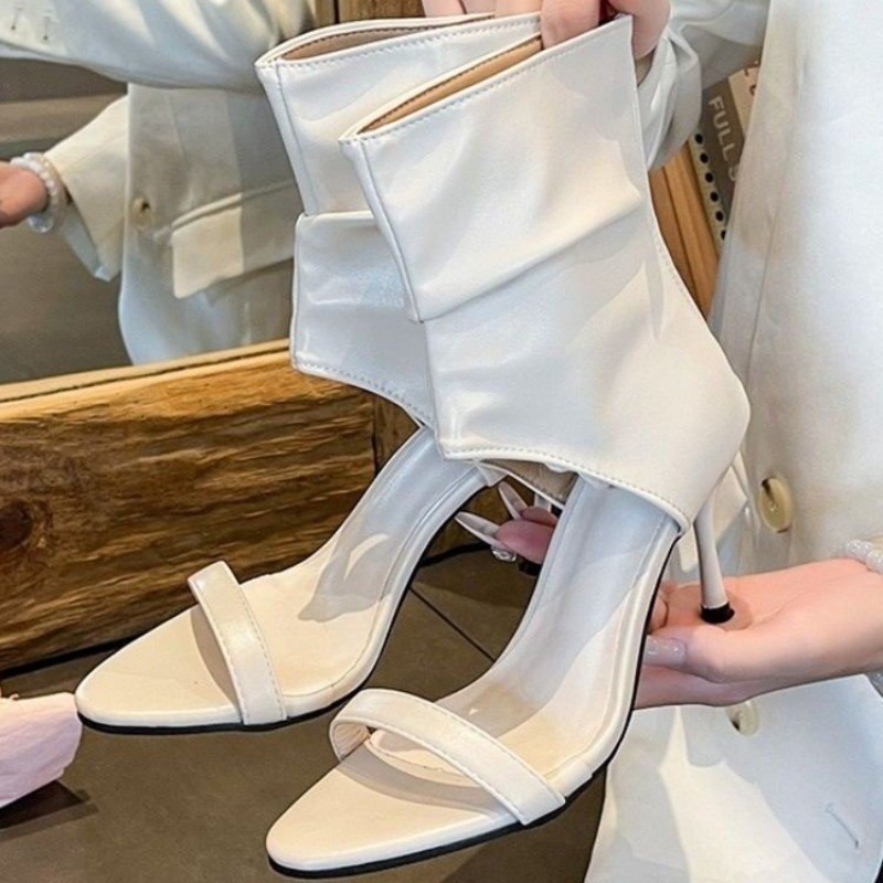 Sandales à talons fins ajourée - Women Shoes Boots avis et prix
