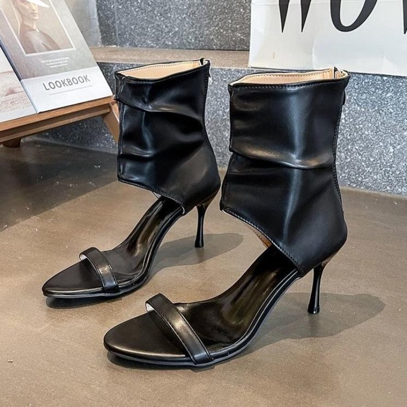 Sandales à talons fins ajourée - Women Shoes Boots avis et prix