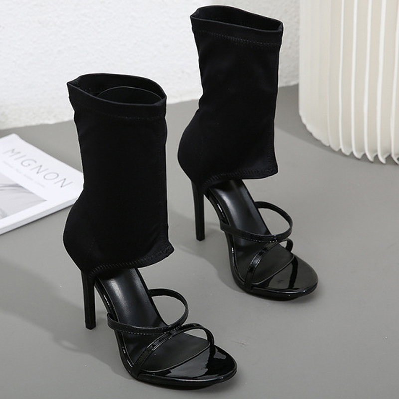 Sandales d'été à bout ouvert p - Women Shoes Boots avis et prix