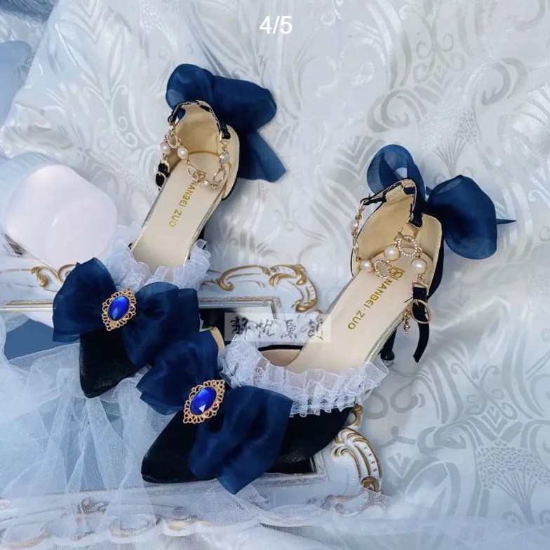 Chaussures Lolita à talons hau - Court Heel Pointed avis et prix