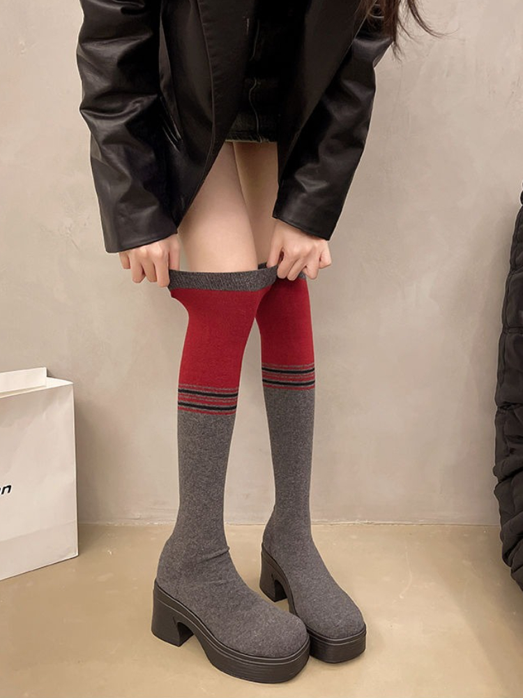 Bottes chaussettes au dessus d - Sock Boot Women avis et prix