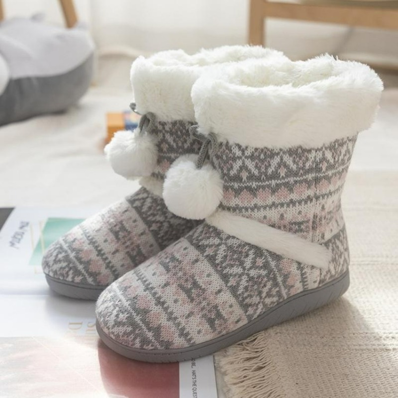 Pantoufles en peluche pour fem - Women Shoes Boots avis et prix