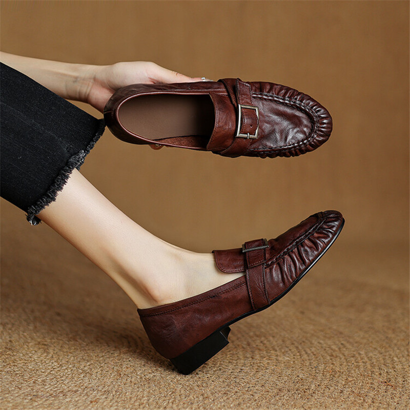 Escarpins en cuir véritable po - Shoes Women Pumps avis et prix