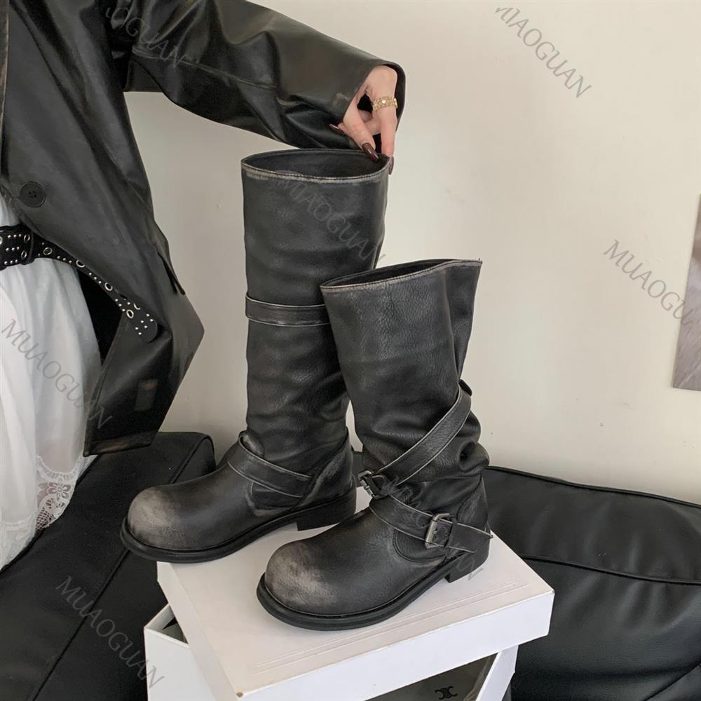 Printemps automne talon épais  - Women Shoes Boots avis et prix