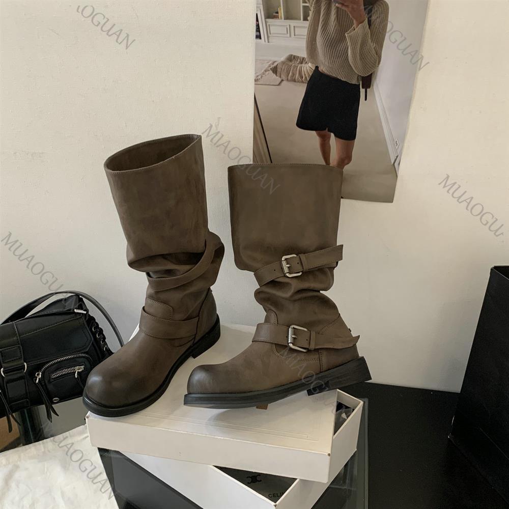 Printemps automne talon épais  - Women Shoes Boots avis et prix
