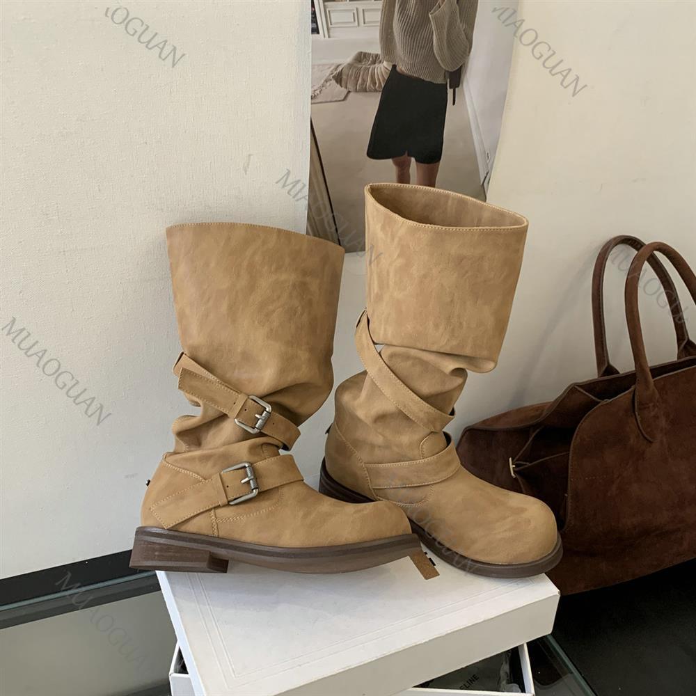Printemps automne talon épais  - Women Shoes Boots avis et prix