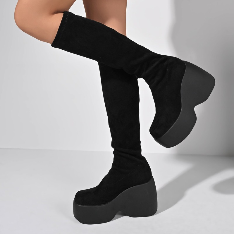 Hiver nouveau maigre grande ta - Sock Boot Women avis et prix