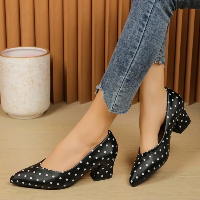 Escarpins pour femmes à bout p - Court Heel Pointed avis et prix