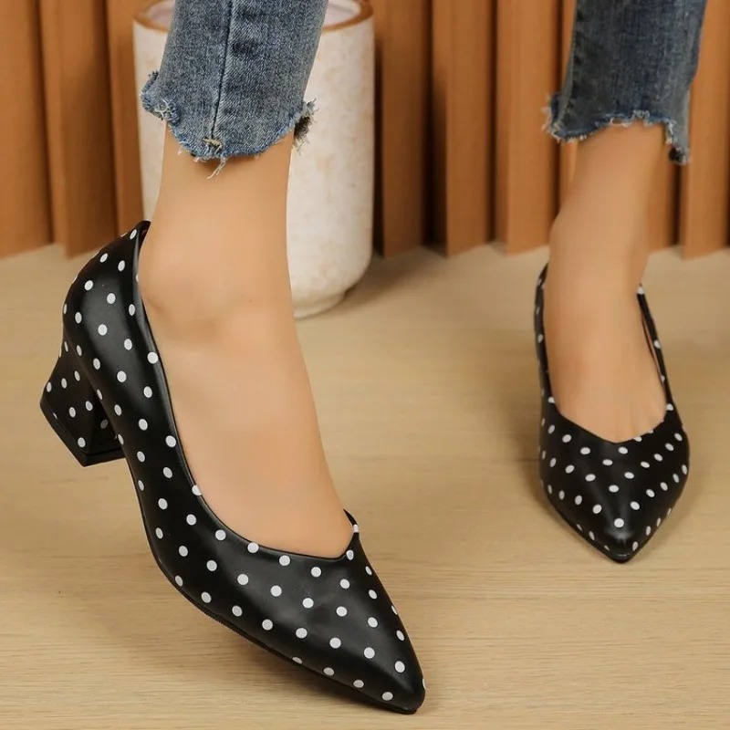 Escarpins pour femmes à bout p - Court Heel Pointed avis et prix