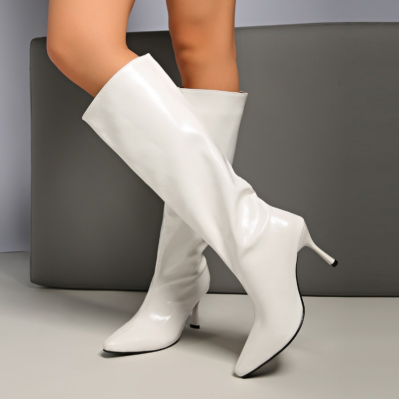 Bottes hautes à talons fins po - Women Shoes Boots avis et prix