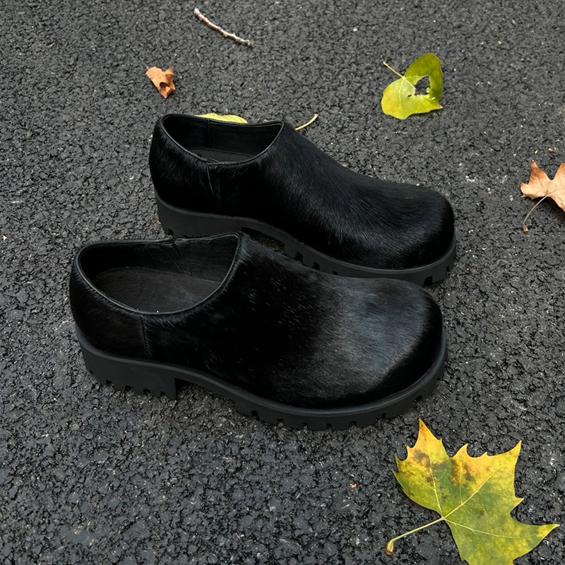 Chaussures en cuir à grosse tê - Women'S Shoes Paris avis et prix