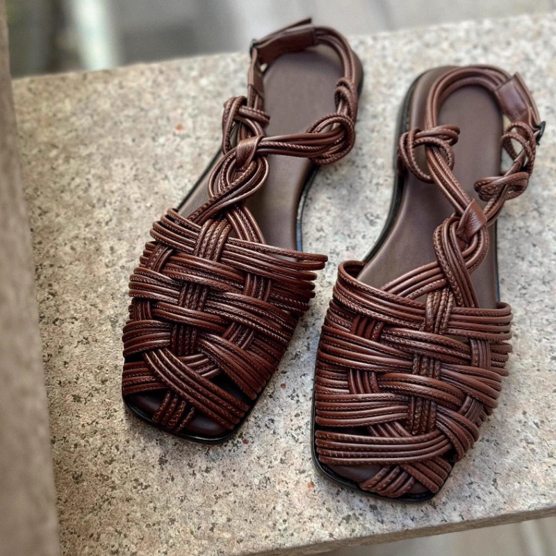 Sandales romaines vintage tiss - Women'S Shoes Hands Free avis et prix