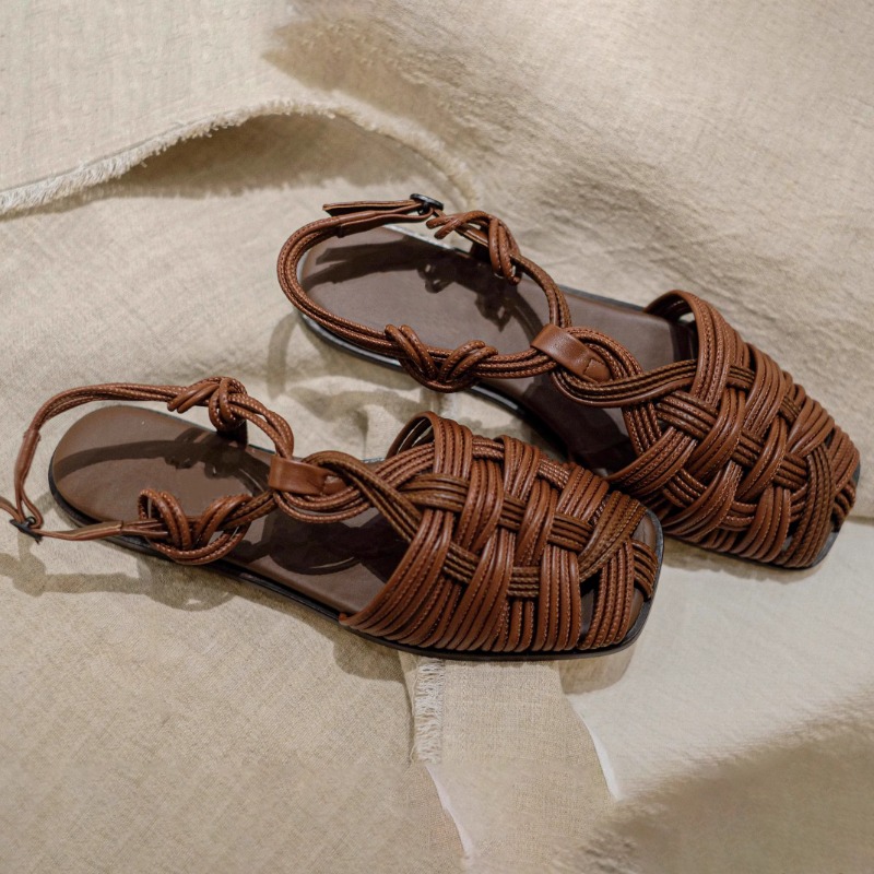 Sandales romaines vintage tiss - Women'S Shoes Hands Free avis et prix